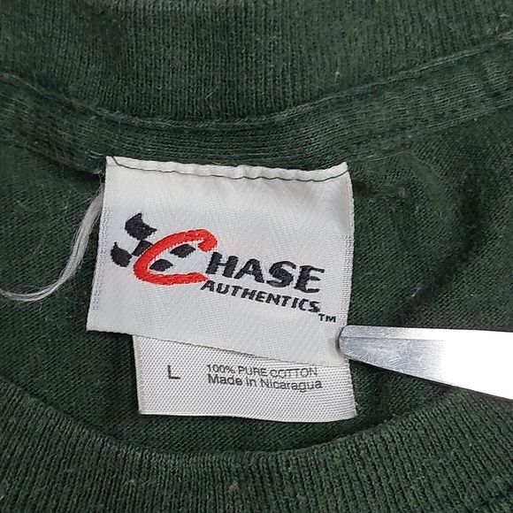 Y2K Dale Earnhardt Jr Amp Energy Green Double-sided Graphic T-Shirt Men’s Large - Picture 3 of 7